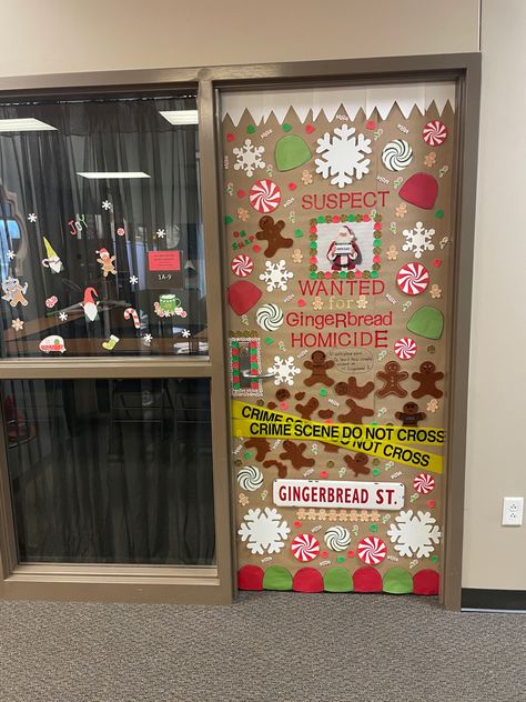 Door Wars Christmas, Die Hard Door Decorating Contest, Christmas Office Decorations Diy, Winning Door Decorating Contest Christmas, Teacher Door Ideas Christmas, Winter Holiday Doors For School, Gnome Door Decorating Contest, Office Of Misfits Door, Christmas Door Decorating Contest Themes