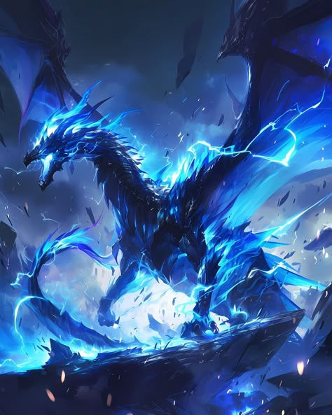 Lightning Dragon ⚡️ — Generated/created by @the.artful.ai with Midjourney Niji 6 — DM for commission, get my wallpapers with Etsy.com link in bio — #ai #aiart #midjourney #aiartcommunity #aiartwork | #dragon #dragons #fantasy #dungeonsanddragons #gameofthrones #dragons | #the_artful_ai #niji6 Lightning Dragon, Smart Solutions, User Experience, Save Time, Link In Bio, Created By, Wallpapers, Technology, Blue