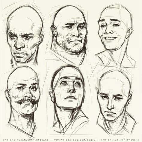 Male Face Poses Drawing, Face From Below Drawing, John Grello Art, Face Up Drawing, Reference Photos Anatomy, Drawing Characters Character Sketches, Face From Below Reference, Post Reference Drawing, Faces For Drawing