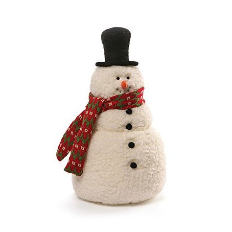 Gund Brrr Snowman Holiday Plush, 16" GUND https://smile.amazon.com/dp/B01AUPOG90/ref=cm_sw_r_pi_dp_x_0tlxybF19SPKP Cherry Christmas, Snowman Images, Black Top Hat, Newborn Accessories, Woven Scarf, Vintage Type, Snowman Christmas, Christmas 2016, Christmas Toys