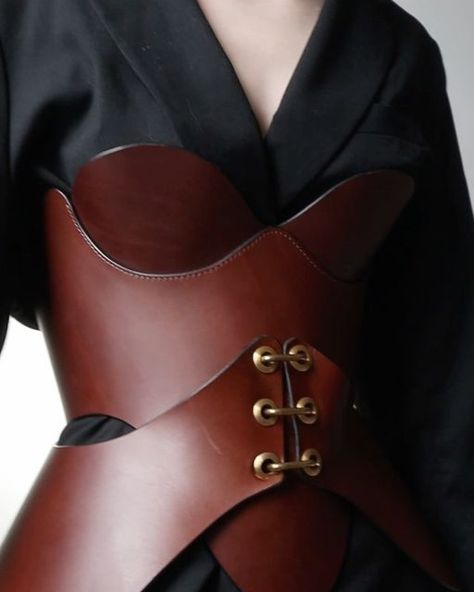 FLEET ILYA ® on Instagram: "The Waspie Bodice" Fleet Ilya, Bodice, Style Inspiration, Couture, Leather, On Instagram, Clothes, Instagram, Haute Couture