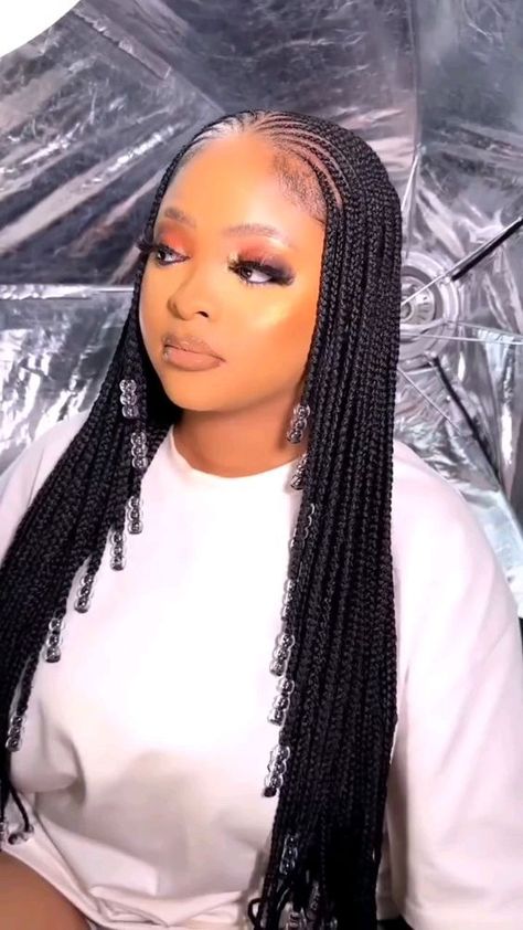 braids hairstyles ideas Braids Bangs Hairstyles, 2024 Braided Hairstyles For Black Women, New Braids Hairstyles 2024, Braids Hairstyles Ideas, Latest Braided Hairstyles, New Braided Hairstyles, Latest Hair Braids, Hair Braid Patterns, Good Haircut