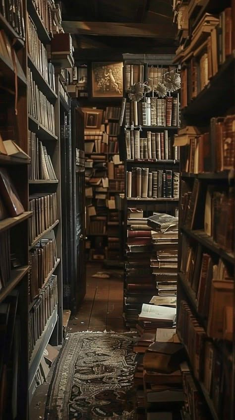 Antique Book Store Aesthetic, Old Libraries Aesthetic, Old Classic Aesthetic, Reading Nook Vintage, Vintage Things Aesthetic, Vintage Book Store Aesthetic, Old Book Store Aesthetic, 1940s Library, Stacks Of Books Aesthetic