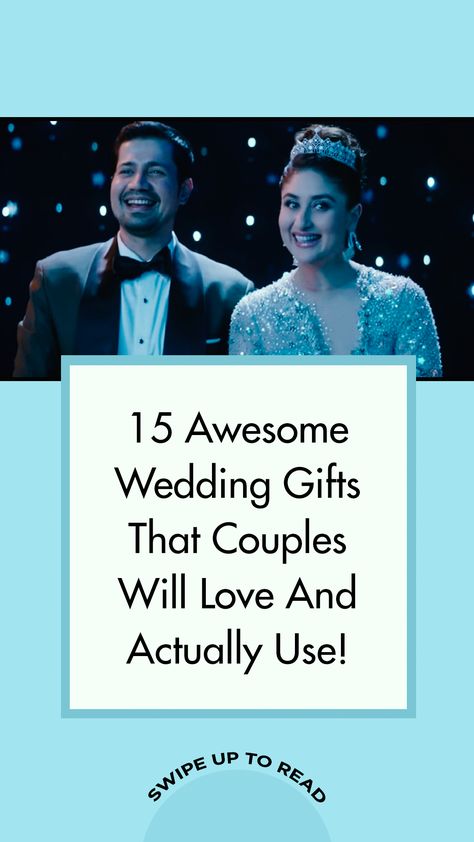 15 Awesome Wedding Gifts That Couples Will Love And Actually Use! Best Marriage Gifts For Friend, Marriage Gift For Best Friend, Reception Gifts For Couple, Wedding Gifts For Friends Marriage Gifts, Best Wedding Gifts For Couple Marriage, Wedding Gift Indian, Friend Marriage Gift Ideas, Gifts For Couples Wedding Marriage, Wedding Surprise Ideas Friends