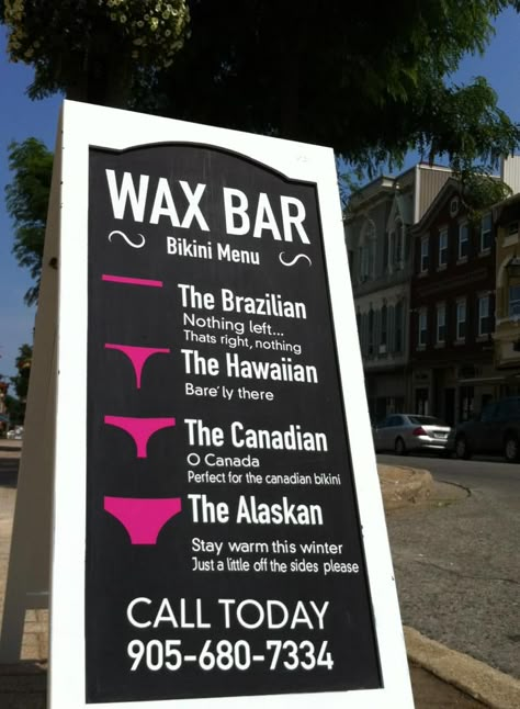 Wax Bar owned by a friend of mine in Thorold, ON. love her sign, funniest one Wax Cart Setup, Wax Cart Ideas, Wax Room Setup, Beauty Salon Inspiration, Room Esthetics, Aesthetician Room, Wax Room, Beauty Salon Ideas, Waxing Room