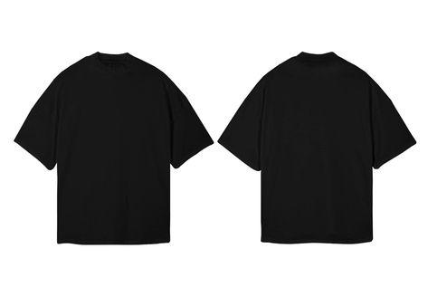 Elevate your fashion endeavors with our meticulously crafted Black Oversize Mock Neck Tee Mock-up, tailored exclusively for fashion designers and clothing brand owners.  #printmockup #mockupdesign #productmockup #psdmockup #mockupfree #mockuptemplates #packagingmockup Black T Shirt Oversized Mockup, Oversized Tshirt Mockup Front And Back, T Shirt Mockup Front And Back, T Shirt Design Mockup, Mock Ups Design, Oversized T Shirt Template, Black Tshirt Front And Back, Graphic Design For Clothing, Mockup Tshirt Black