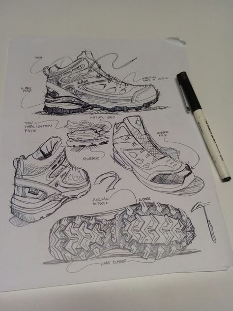 Shoes Drawing Sneakers, Sneakers Design Sketches, Shoe Sketch Design, Sketch Shoes Design, Footwear Sketches Design, Sneaker Sketch Design, Shoe Design Sketches Sneakers, Shoe Sketches Drawings, Sketches Of Shoes