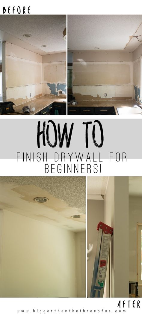 How to Mud Drywall How To Finish Drywall, Diy Home Improvement Hacks, Home Improvement Hacks, Easy Renovations, Dry Wall, Easy Home Improvement, Drywall Repair, Diy Wand, Diy Home Repair