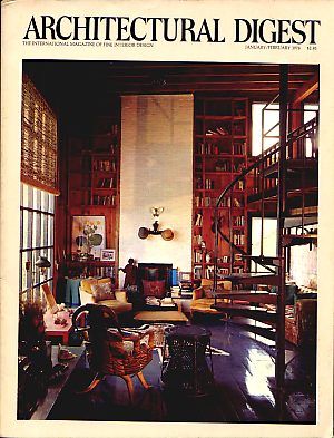 Architectual Digest, Architectural Digest Magazine, Arch Digest, Rustic Living Room Furniture, Old Magazines, Architectural Digest, Curtains Living Room, Autumn Home, Magazine Cover