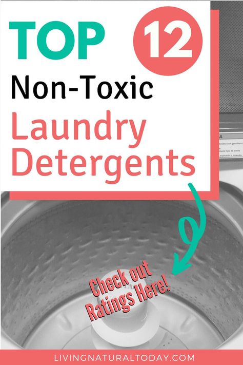 Is your laundry detergent safe? Want to find the best non-toxic laundry detergent? Check out these 12 non toxic laundry detergent brands so you can have a healthier laundry without the nasty chemicals! #nontoxic #nontoxiclaundrydetergent #nontoxiclaundrydetergentbrands Diy Laundry Detergent Powder, Chemical Free Laundry Detergent, Non Toxic Laundry Detergent, Toxic Laundry Detergent, Best Natural Laundry Detergent, Non Toxic Laundry, Safe Laundry Detergent, Laundry Detergent Brands, Clean Laundry Detergent