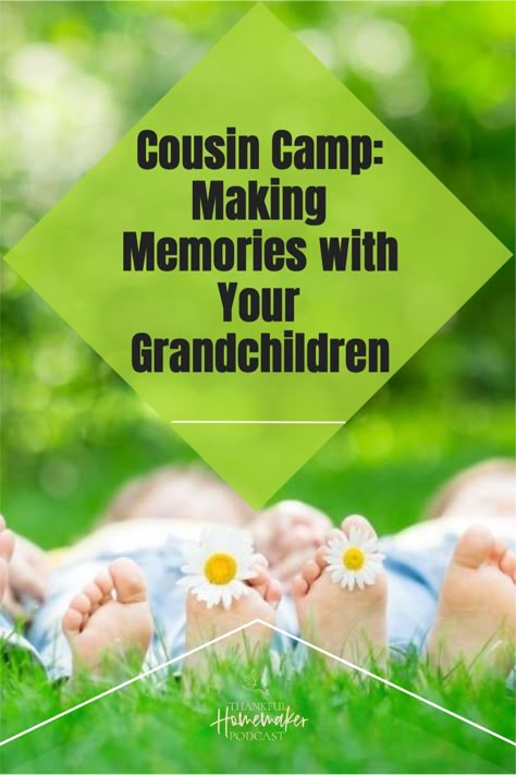 This summer, we decided to create a camp experience for our grandkids in our backyard. It was a fun way to create sweet memories with our grandchildren. #cousincamp #grandmacamp #daycamp #grandparents Grandparents Activities, Cousin Camp, Christian Homemaking, Quiet Time Activities, Christian Motherhood, Backyard Camping, Time Activities, Christian Parenting, Camping With Kids