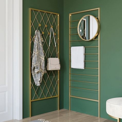 Top 28 Hallway Paint Colors - Transform Your Space for a Fresh 2024 Look - placeideal.com Entryway Corner, Corner Coat Rack, Nordic Chic, Contemporary Entryway, Built In Refrigerator, Astuces Diy, Command Center, Corner Shelves, Round Decor