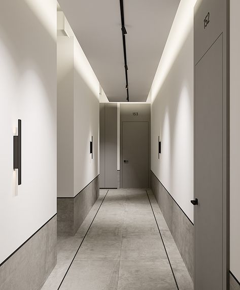 Apartment Corridor, Elevator Lobby, Hotel Corridor, Hotel Hallway, Lobby Interior Design, Corridor Design, Hospital Interior, Hallway Designs, Hallway Design