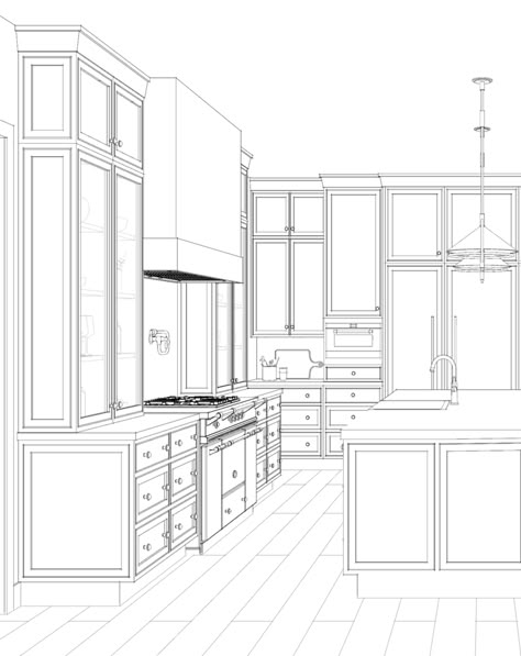 Tami Faulkner, Best Kitchen Layout, Kitchen Layouts With Island, Kitchen Floor Plan, Kitchen Design Styles, Kitchen Cabinet Layout, Custom Floor Plans, Kitchen Layout Plans, Bathroom Floor Plans