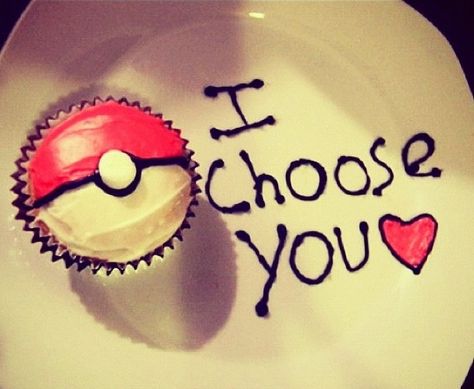 Cupcakes Pokemon, Pokemon Cupcakes, Pokemon Valentine, Geek Wedding, Nerd Love, I Choose You, My Funny Valentine, Geek Culture, I Choose