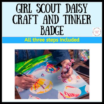 Girl Scout Daisy Craft and Tinker Badge Girl Scout Daisy Badges, Scout Camping Activities, Scout Craft Ideas, Selling Girl Scout Cookies, Girl Scout Daisy Activities, Scout Law, Girl Scouts Daisy, Scout Mom, Daisy Troop