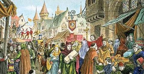 Medieval fair 천사와 악마, Medieval Fair, Scarborough Fair, Medieval Market, Medieval England, Medieval Woman, Late Middle Ages, Al Andalus, Medieval Life