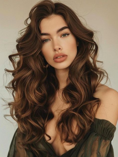 Large Curls Wedding Hair, Glam Curls Wedding, Big Volume Curls Long Hair, Hair Styles Waves, Best Hairstyles For Long Hair, Blowout Styles, Big Curls For Long Hair, Big Waves Hair, Wedding Curls