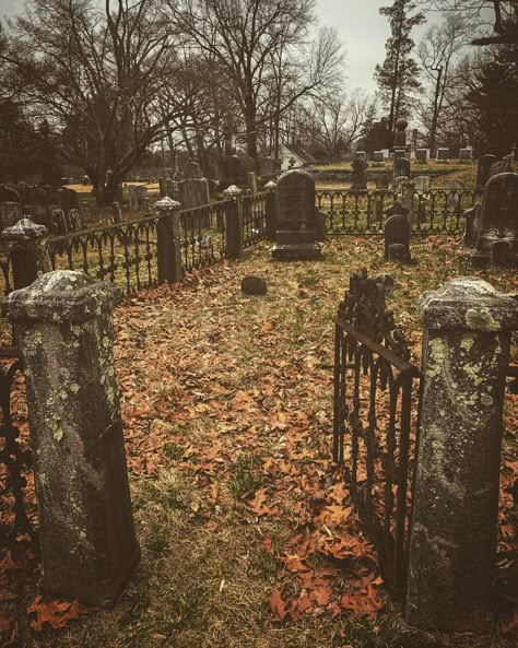 Hollowed Aesthetic, Sleepy Hallow New York, Sleepy Hollow New York Aesthetic, Sleepy Hollow Halloween Decorations, Cemetery Reference, House Of Hollow Aesthetic, Sleepy Hallow Aesthetic, Autumn Graveyard, Sleepy Hollow Aesthetic