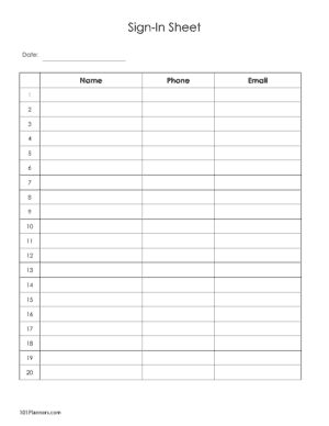 FREE Sign Up Sheet | Sign In Sheet | Instant Download Purpose Word, Bullet Journal Meal Plan, Sign Up Sheet Template, Budget Sheet Template, Sign In Sheet Template, Baseball Signs, Sign In Sheet, Blank Sign, Meal Planning Template