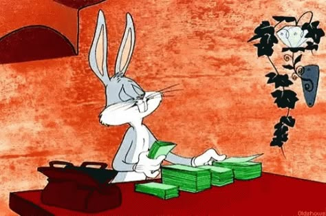 Bugs Bunny Money GIF - BugsBunny Money - Discover & Share GIFs Money Animation, Looney Tunes Bugs Bunny, Looney Tunes Cartoons, Vintage Cartoons, Cartoon Profile Pictures, Cartoon Gifs, Cartoon Memes, Old Cartoons, Cartoon Icons