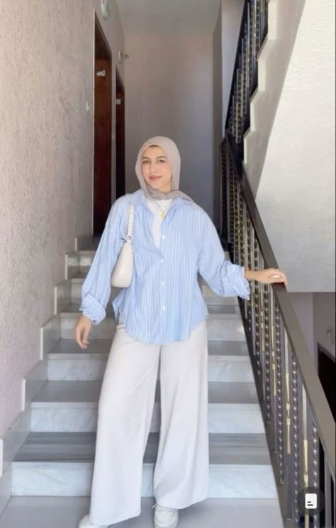 Hijabi Fashion Summer, Hijab Outfit Summer, Hijab Fits, Hijab Fashion Summer, Estilo Hijab, Stile Hijab, Modest Casual Outfits, Hijabi Fits, Modest Summer Outfits