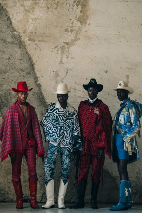 Interrogation Scene, Afrofuturism Fashion, Black Swan Event, African Inspired Clothing, Afrocentric Art, African Inspired Fashion, Baby Cowboy, Arab Fashion, African Men Fashion