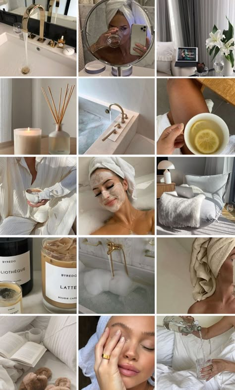 Minimalist Beauty Salon, Visualise Your Highest Self, Salon Marketing Social Media, Awakening Stages, Visualize Your Highest Self, Aesthetic Grid, Spiritual Awakening Stages, Instagram Grid Layout, Esthetician Inspiration