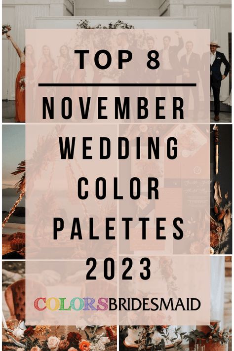 Navy And Rust Fall Wedding, Dark Teal And Rust Orange Bridesmaid Dresses, Cinnamon Color Wedding Theme, November Wedding Colors 2023, November Bridesmaids, Fall Wedding Color Palette November, November Wedding Bridesmaid Dress, Wedding Color Schemes November, November Wedding Color Palette