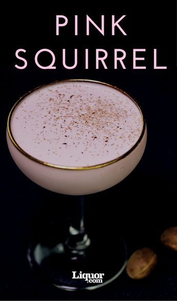 This cocktail has a good deal in common with the Brandy Alexander and the Grasshopper with its crème de cacao and cream. Where it differs markedly is in the inclusion of crème de noyaux, a once popular but relatively forgotten liqueur that is similar to amaretto. The red color of the liqueur usually comes from cochineal, which doesn’t affect the singular herbal-meets-bitter almond flavor. Pink Squirrel, Icee Recipe, Graham Cracker Recipes, Brandy Alexander, Creamy Cocktails, After Dinner Drinks, Ice Cream Ingredients, Frozen Chocolate, Almond Flavor