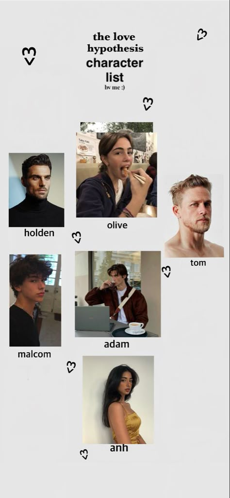 Love Hypothesis Characters, The Love Hypothesis Characters, The Love Hypothesis Fan Cast, Adam And Olive The Love Hypothesis, Books Like The Love Hypothesis, Adam Love Hypothesis, Olive The Love Hypothesis, The Love Hypothesis Olive, The Love Hypothesis Fanart