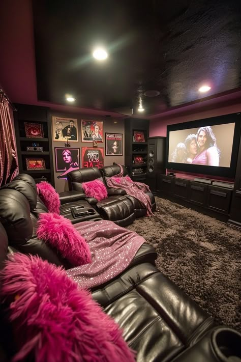 Women Cave Ideas Basements, Extra Rooms In House Ideas, Hangout Room Ideas Woman Cave, Woman Cave Diva Den, Ladies Lounge Woman Cave, Lady Cave Ideas, Girl Cave Ideas, Babe Cave Ideas, Women Cave Ideas