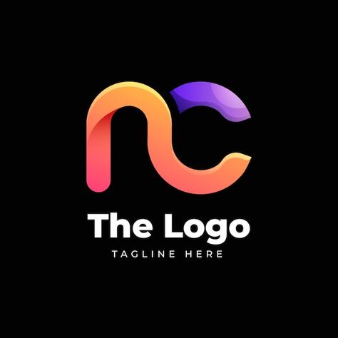 Modèle de logo dégradé nc ou cn | Free Vector #Freepik #freevector #logo-personnel #logotype #gradient-logo #logo Cn Logo, Nc Logo, Logo Gradient, Logo D, Vector Gradient, Gradient Logo, Digital Designer, Logo Ideas, Logo Templates