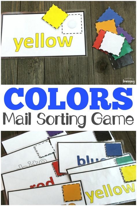 Toddlers and preschoolers will love this mail-themed preschool color sorting game! Perfect for a busy bag! via @lookwerelearn Envelope Activities For Preschool, Post Office Crafts For Toddlers, Occupations Preschool Theme, Mailbox Center, Preschool Sorting, Preschool Curriculum Activities, Community Helpers Week, Arctic Animals Preschool, Community Helper Lesson