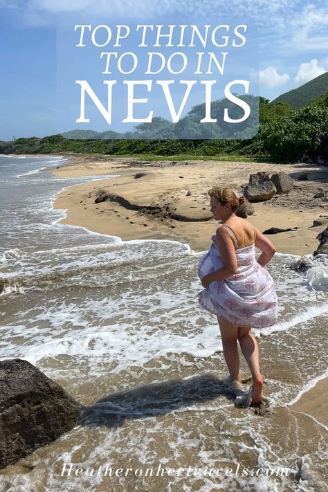 15 amazing things to do in Nevis - beaches and history Nevis Island, Caribbean Restaurant, Women Traveling, Caribbean Destinations, Island Destinations, Caribbean Beaches, Caribbean Travel, Travel Vlog, Island Travel