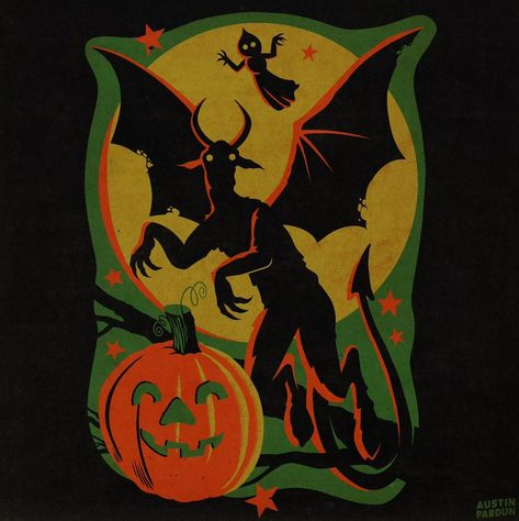 Jersey Devil Art, Pumpkin Creature, Austin Pardun, Cryptid Art, Halloween Flash, The Jersey Devil, Flash Ideas, Current Obsession, Halloween Artwork