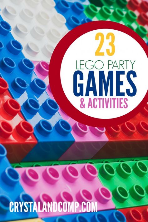 7 Lego Number, Lego Party Games, Lego Friends Birthday Party, Lego Friends Birthday, Lego Friends Party, Toy Library, Lego Themed Party, Lego Theme, Ninjago Party