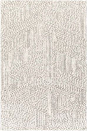 Brayden Studio® Jacquelin Geometric Taupe/Ivory Area Rug | Wayfair Neutral Backdrop, Carpet Texture, Geometric Carpet, Curtain Texture, Rug Texture, Material Textures, Beige Light, Saxony, Patterned Carpet