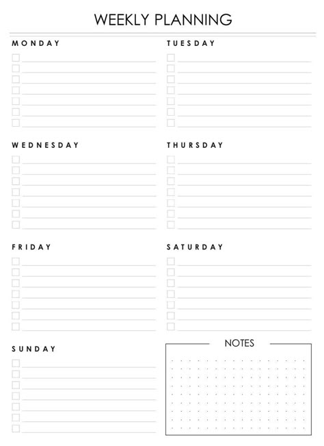 Free Printable Weekly Planner Template, Weekly Planner Printable Templates, Weekly Planner Sheets, Weekly Planner Print, Free Planner Templates, Weekly Planner Free Printable, Trening Sztuk Walki, Weekly Planner Free, Student Planner Printable