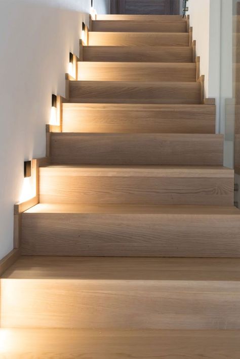 Coro is a square-shaped recessed wall light that creates a beautifully luminous effect on the floor. It makes the walking areas and stairs optimally illuminated. Stair Lighting Wall, Lighting At Staircase, Lighting On Staircase, Light At Bottom Of Stairs, Light In The Stairs, Light On The Stairs, Stairs Lighting Ideas Wall, Spotlights On Stairs, Lights For Stairs Stairways