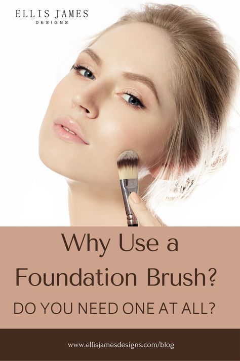 There needs to be more clarity about the best way to apply foundation. Should you use your fingers? A sponge? A foundation brush? While there are certainly arguments for any of these methods, today, we’ll look at why you should consider using a foundation brush when applying foundation to your face. | Why Use a Brush for Foundation? | Should I Use a Brush for Liquid Foundation? | Applying Foundation with a Foundation Brush How To Clean Foundation Brush, How To Use A Foundation Brush, Apply Foundation With Sponge, How To Apply Foundation With A Sponge, Flat Foundation Brush, Liquid Foundation Brush, Types Of Foundation, Stippling Brush, How To Apply Foundation