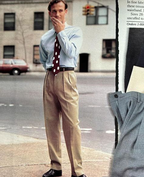 90s Pants Men, 90s Office Outfit, Office Outfit Men, 90s Men Fashion, Work Wear Men, 90s Japan, 2000s Men, 90s Pants, Mens Office Wear