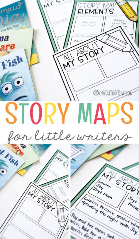 Teachers, we have arrived at writing series part 3- story map. This is where your writers’ stories start to take shape. This is not an easy task for new writers. We help by offering this story elements map for FREE! You’ll be so surprised what those little minds can think of if you give them time! Happy Writing! #writing #kindergarten #firstgrade #freeprintable 1st Grade Story Elements, How To Teach Story Elements, How To Write A Story For Kids, Story Writing For Kids, Elements Of A Story, Story Workshop, Writing Kindergarten, Story Maps, Writing A Story