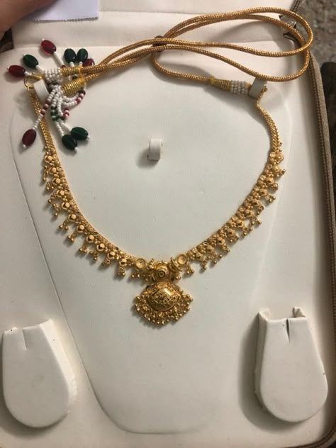 Gold Jewelry Simple Necklace Classy, 10grams Gold Necklace Designs, 10 Grams Gold Necklace Indian, Gold Necklace Price, Silver Ear Cuff Earrings, Indian Gold Necklace Designs, Light Weight Necklace, Fashion Jewelry Necklaces Gold, Simple Necklace Designs