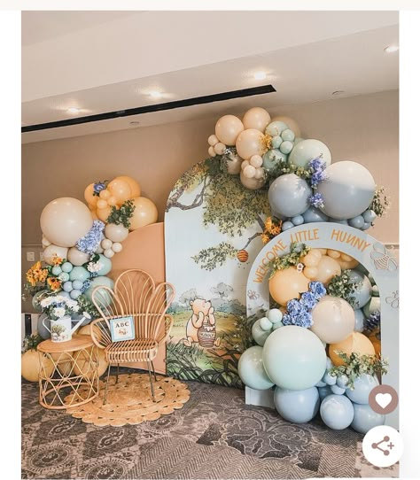 Winnie The Pooh Baby Birthday, Vintage Pooh Baby Shower Ideas, Winnie The Pooh Baby Shower Ideas, Winnie The Pooh Decorations, Baby Shower Winnie Pooh, Bby Shower Ideas, Pooh Baby Shower Ideas, Baby Shower Winnie The Pooh, November Baby Shower