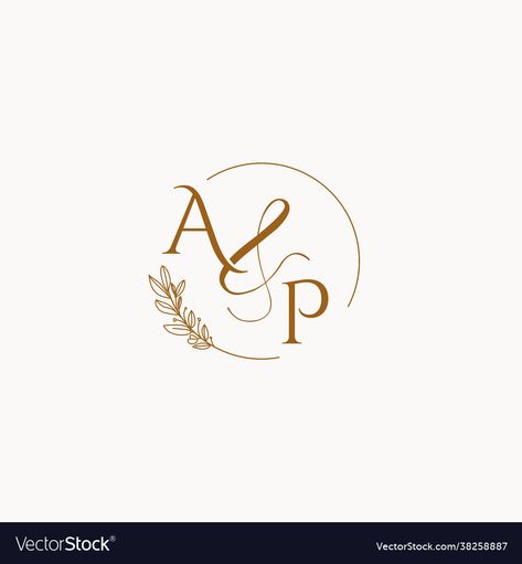 Ap Wedding Logo Design, Ap Initial Logo, Ap Wedding Logo, P And A Logo, Ap Logo Design Fonts, Ap Letters Design, A And P Logo, Ap Logo Design Letter, Ap Logo Design