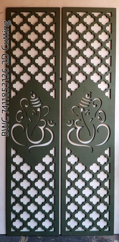 Cnc Jali Design For Pooja Room Door, Mdf Jali Design For Mandir Partition, Mdf Jaali Design Mandir, Mandir Design Puja Room Pvc, Puja Room Door Design Cnc, Mdf Pooja Room Doors, Jalli Design For Mandir, Mdf Jali Design For Mandir Door, Cnc Temple Door Design