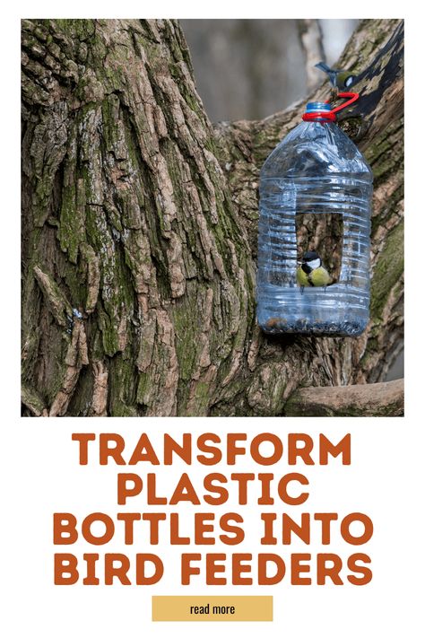 Easy Instructions: Bird Feeders Using Plastic Bottles Flower Pot Bird Feeder, Homemade Hummingbird Feeder Diy, Birdfeeder Pole Ideas, How To Make Bird Feeders, Plastic Bottle Bird Feeder Diy, Diy Bird Feeder Easy, Plastic Bottle Bird Feeder, Make Bird Feeders, Simple Bird Feeder