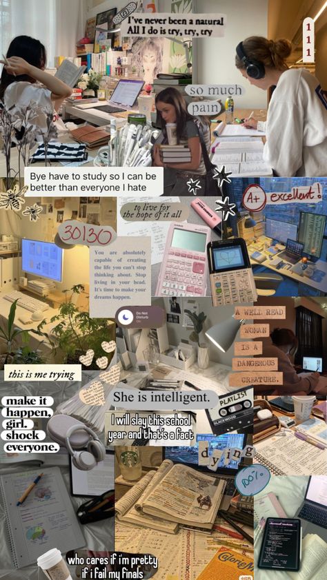 #study #studygoals #motivation #academicvalidation Mood Boards Study, Academic Validation Moodboard, Academic Motivation Collage, Study Motivation Academic Validation, Grad School Mood Board, Academic Comeback Wallpaper, Girly Study Motivation, Study Aesthetic Moodboard, 2024 Study Motivation