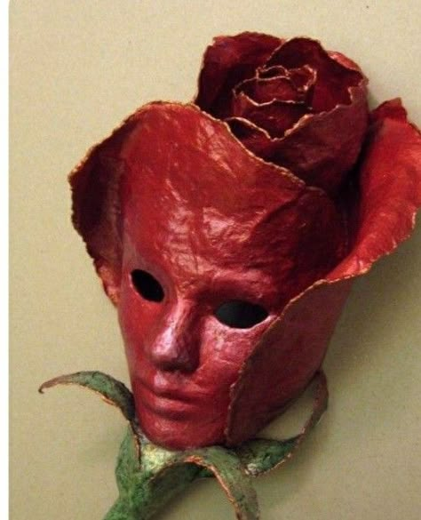 Mask Paper Mache, List Of Halloween Costumes, Summoning Spells, Witches And Warlocks, Brewery Logo, Mask Paper, Paper Mache Mask, Rose Mask, Theatre Masks